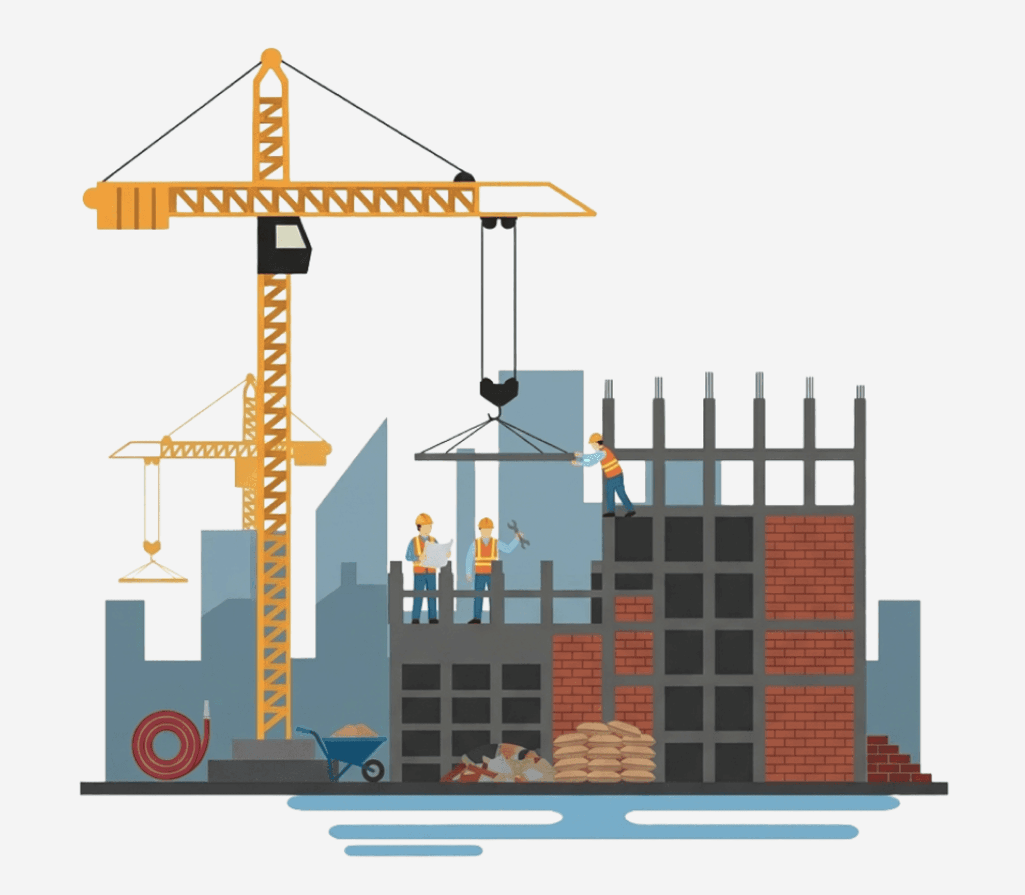 Under construction illustration